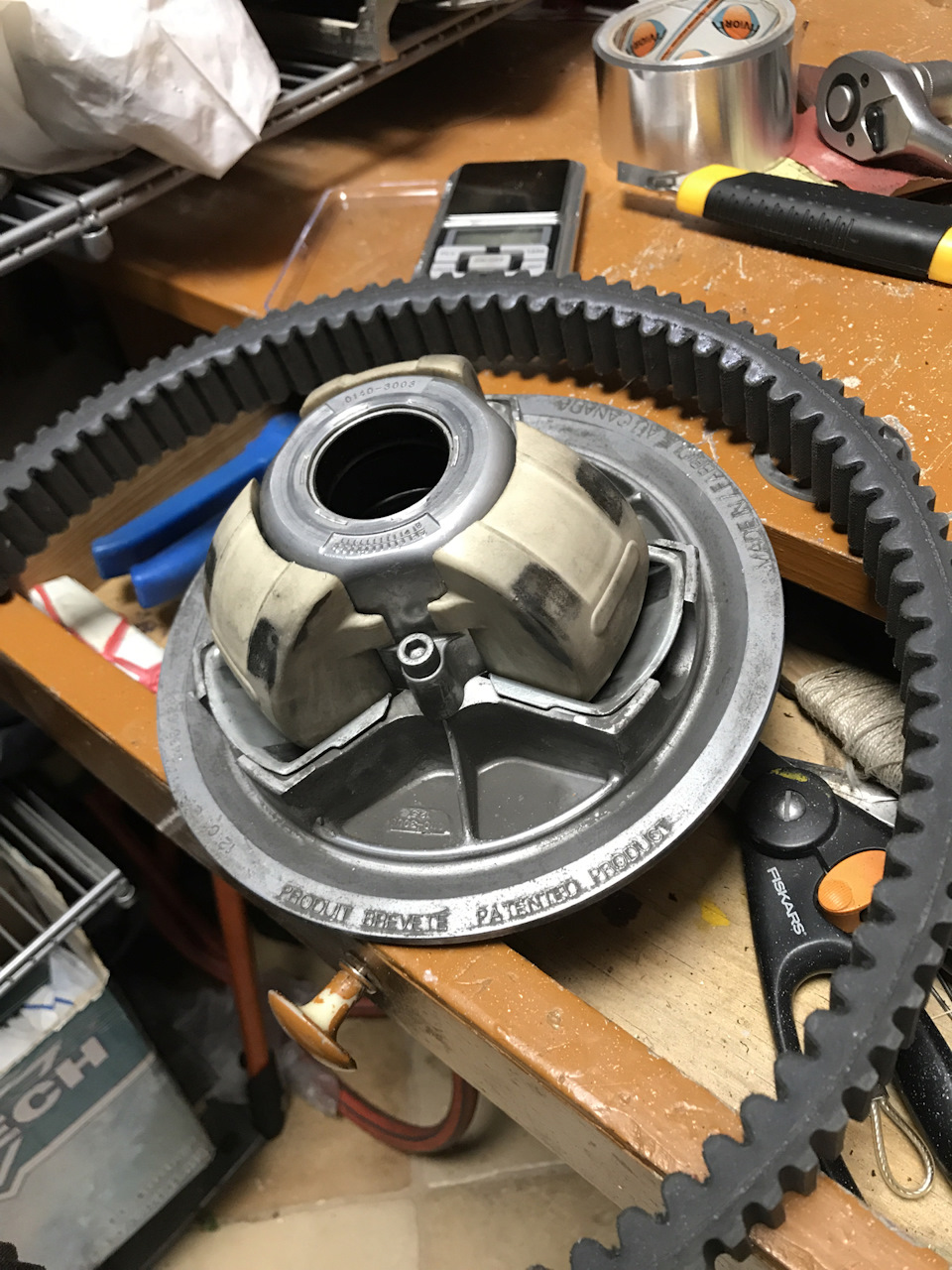 Вариатор, его Разборка, чистка — Polar Fox GKE 1100, 1,1 л, 2010 года ...