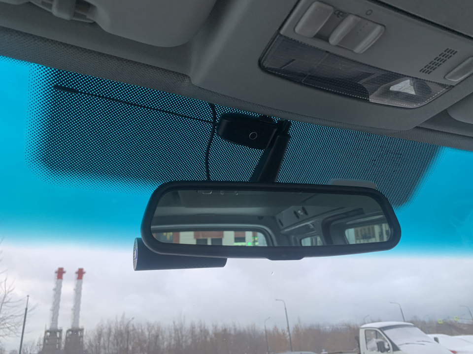 Салонное зеркало заднего вида — Volkswagen Caddy (3G), 1,6 л, 2008 года ...