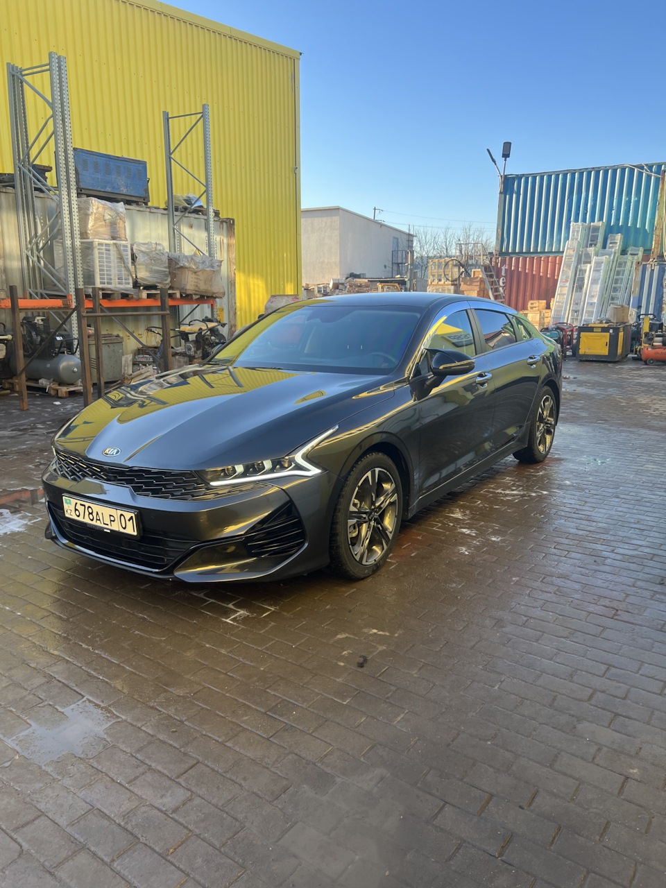 Крайняя теплая мойка мною)) — KIA K5 (3G), 2 л, 2020 года | своими ...
