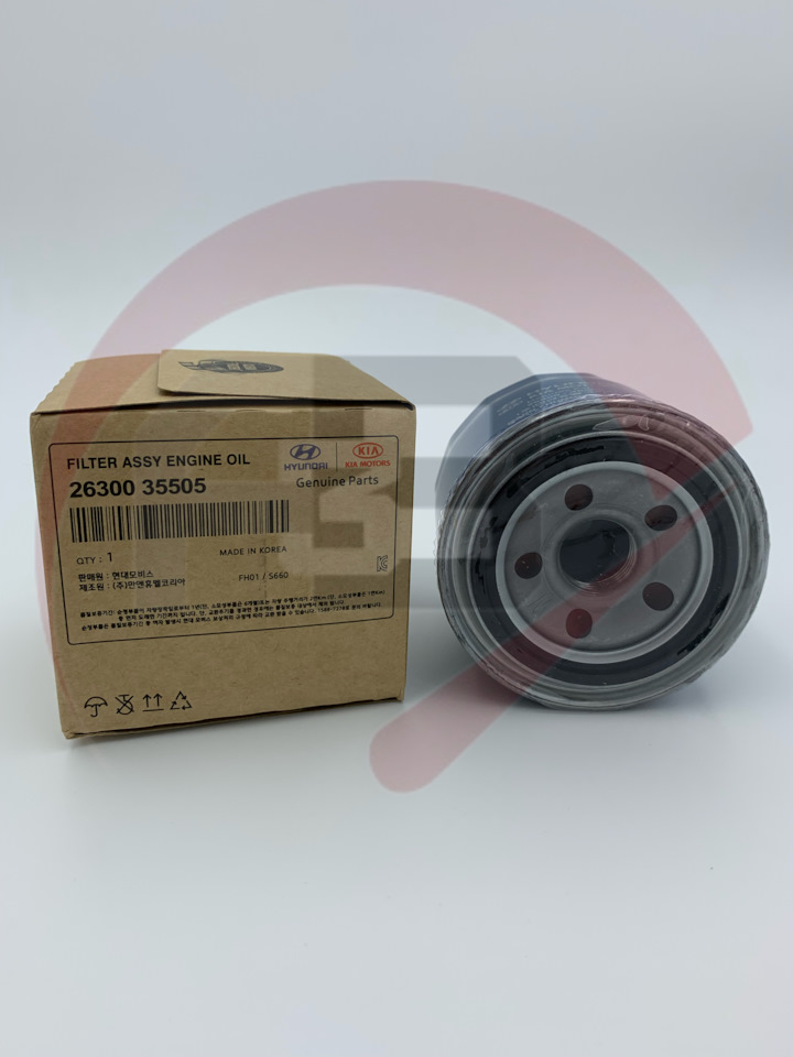 Фильтр масляный 2630035505 Hyundai Kia на Hyundai Accent (1G), Hyundai ...