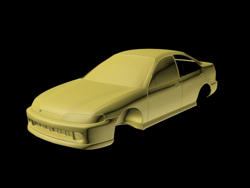 3d модель honda