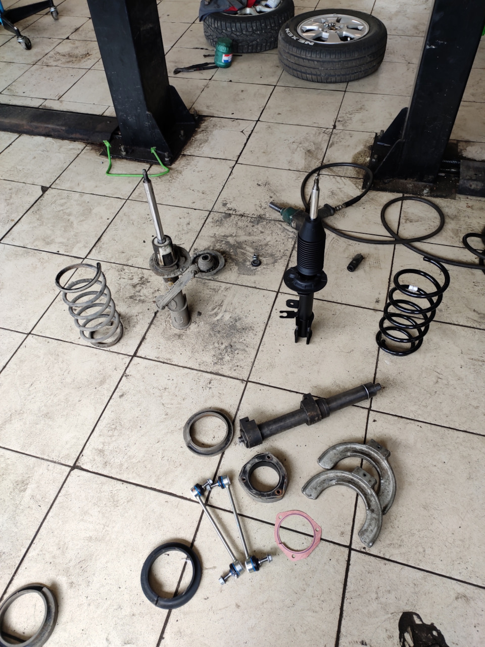 Ремонт задней подвески. Клиренс. — Chevrolet Lacetti SW, 1,6 л, 2012 ...