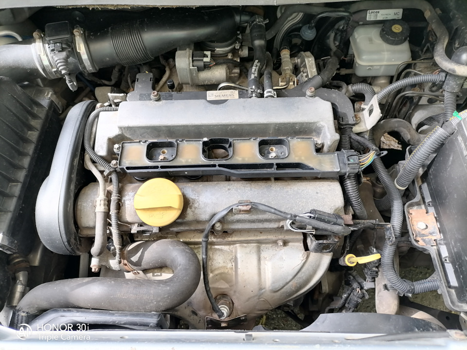 Замена наконечников модуля зажигания — Opel Zafira A, 1,8 л, 2001 года ...