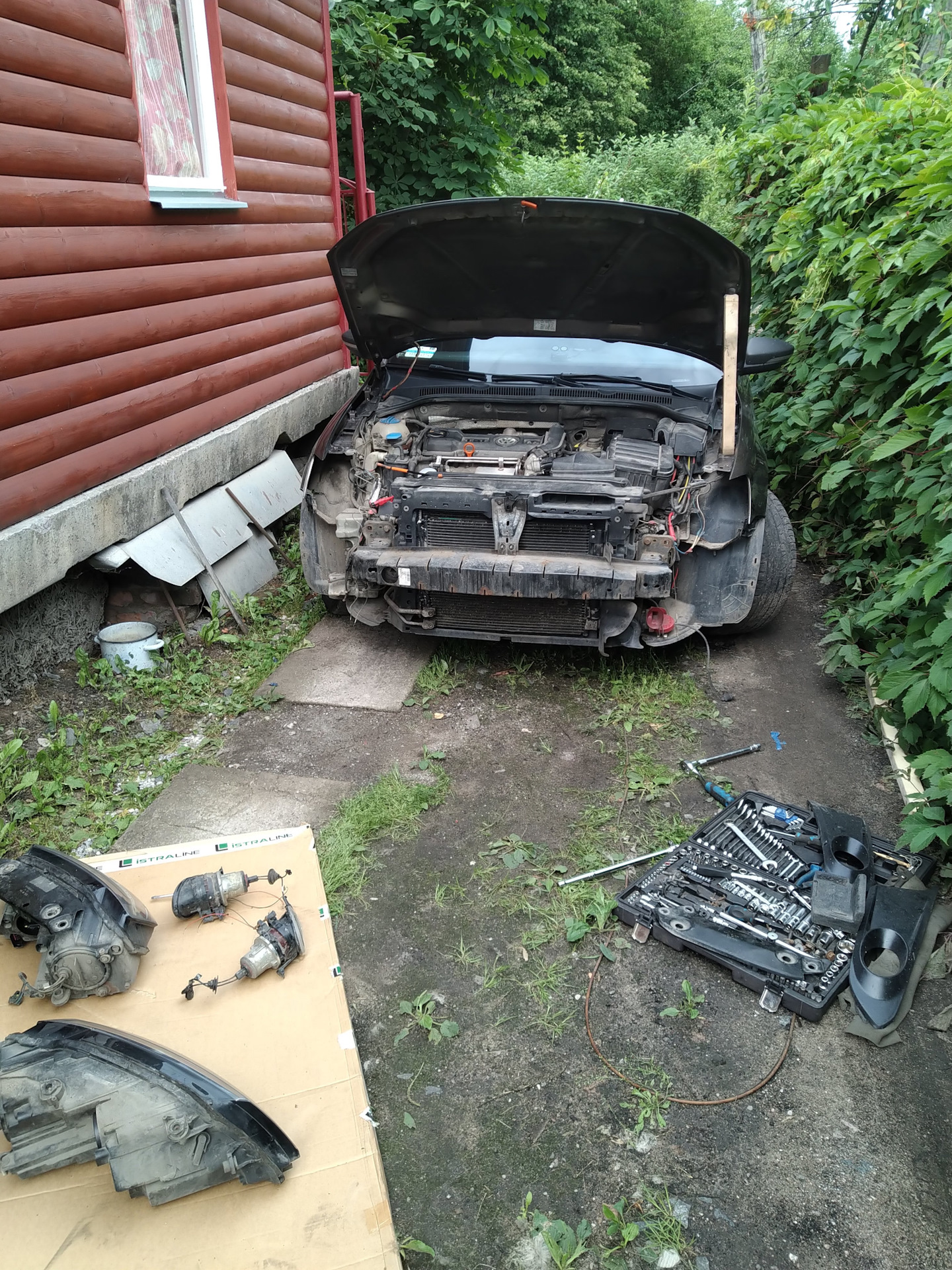 Фары — Nissan Almera Classic (B10), 1,6 л, 2011 года | своими руками ...