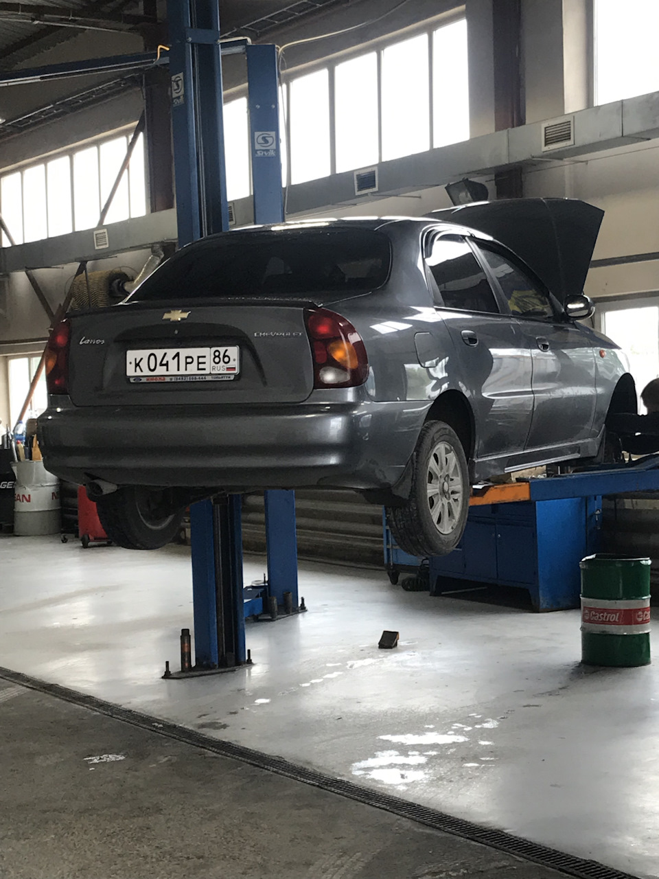 Передние тормозные шланги — Chevrolet Lanos, 1,5 л, 2006 года ...