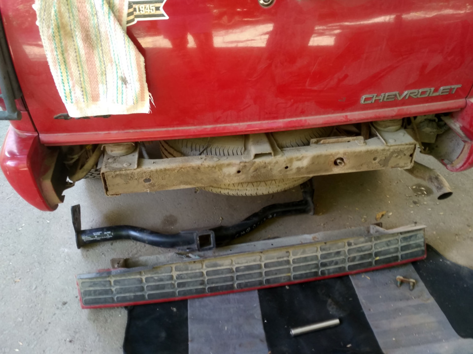 Сцепное устройство. — Chevrolet Blazer (S-15), 4,3 л, 1997 года ...