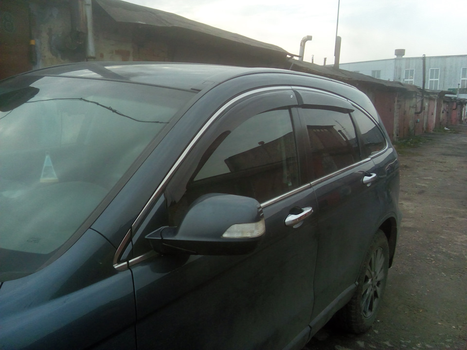 Дефлекторы кобра тюнинг — Honda CR-V (RE), 2 л, 2007 года | тюнинг | DRIVE2