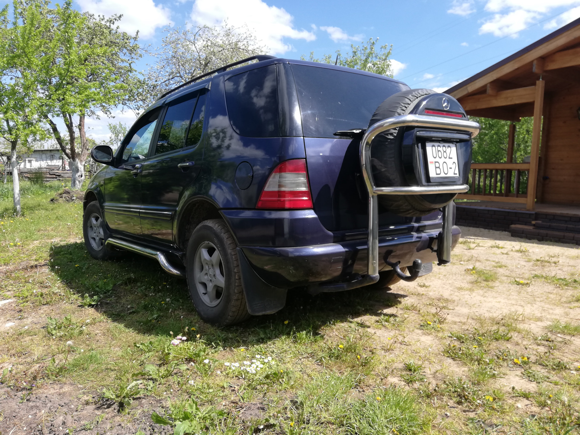 🛡0️⃣0️⃣7️⃣ Подножки — трубы стиль МЛ — Mercedes-Benz M-Class (W163), 2,5  л, 1999 года | своими руками | DRIVE2