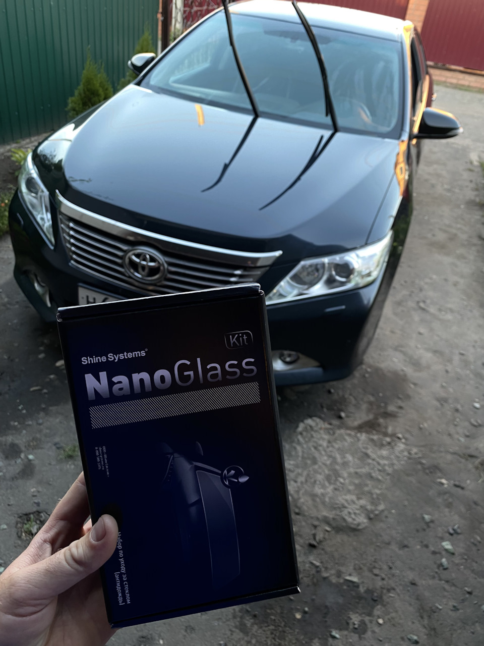 Shine systems антидождь — Toyota Camry (XV50), 2,5 л, 2012 года ...