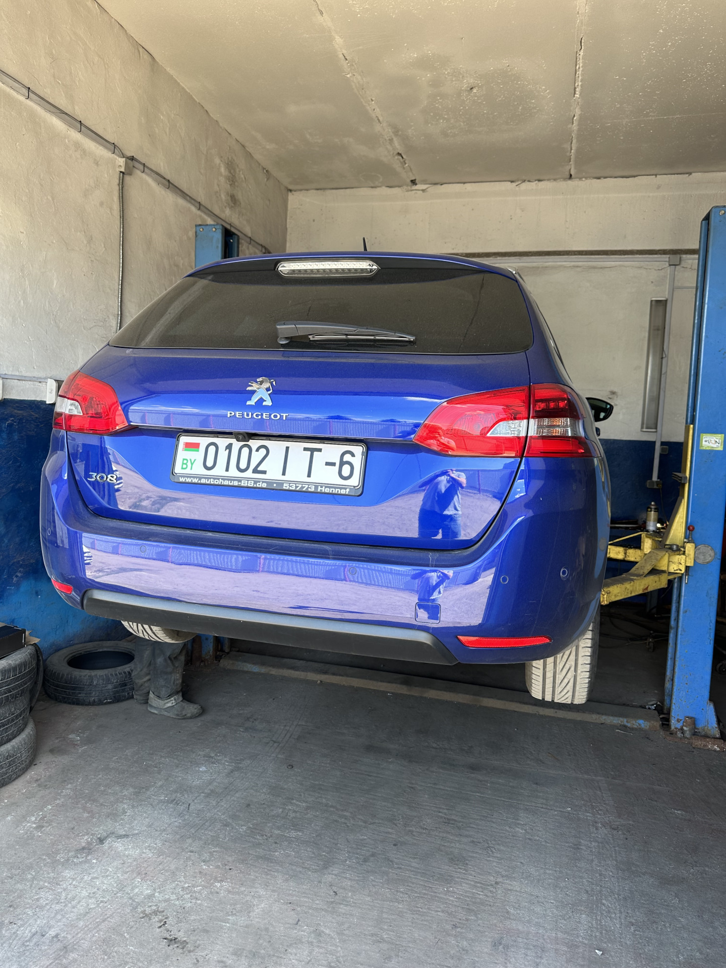 Замена стоек стабилизатора — Peugeot 308 SW (2G), 1,5 л, 2018 года визит на сервис DRIVE2