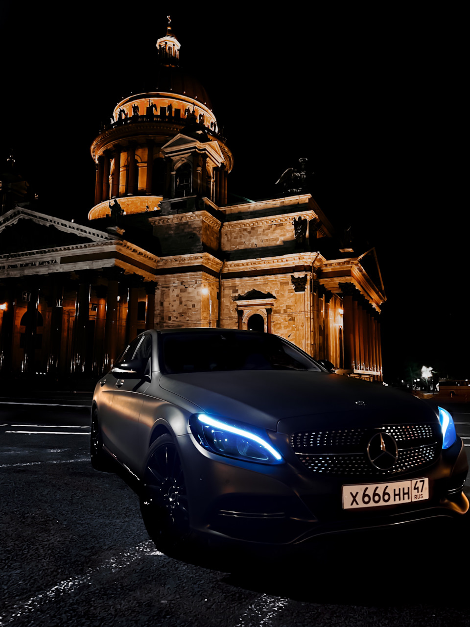 Ночной фотосет 📸 — Mercedes-Benz C-class (W205), 1,6 л, 2015 года |  фотография | DRIVE2