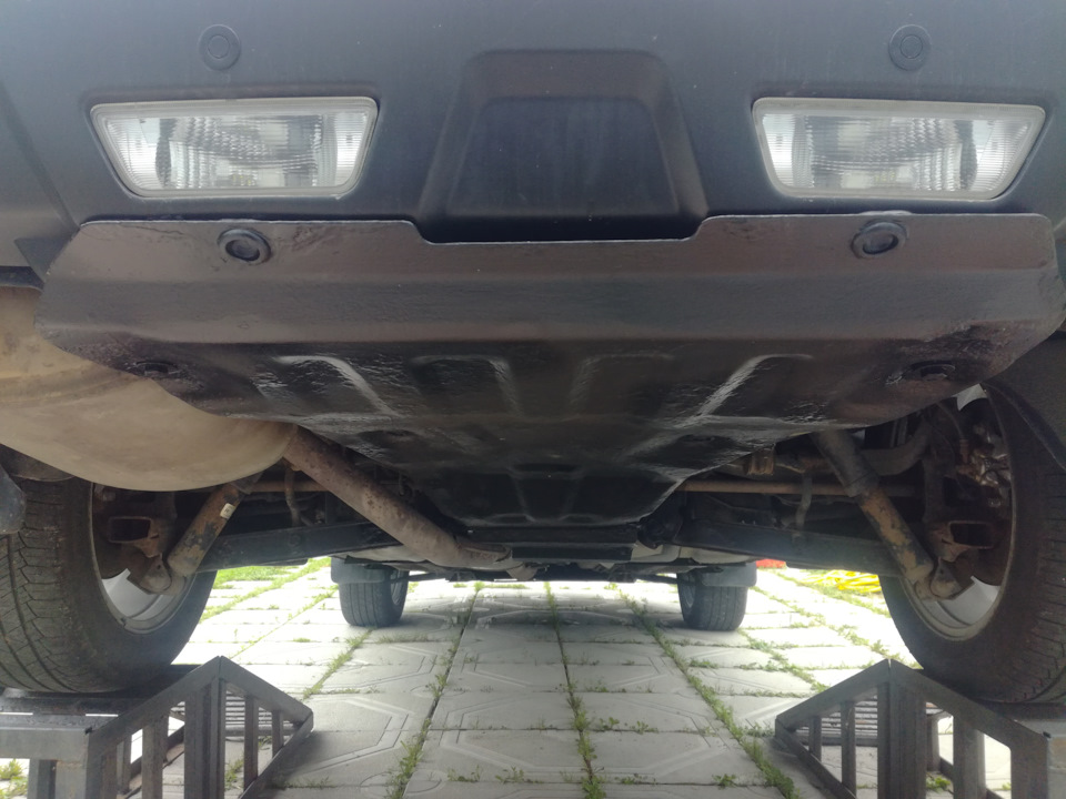 защита бампера — Nissan X-Trail II (t31)