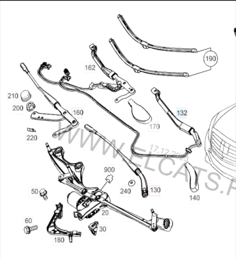 Водительский дворник плохо брызгает — Mercedes-Benz S-Class (W222), 4,7 ...