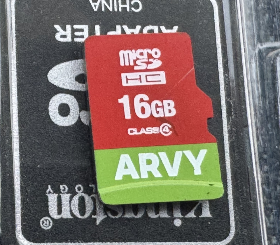 MicroSD 16 Gb ARVY 4 класс — Citroen C-Crosser