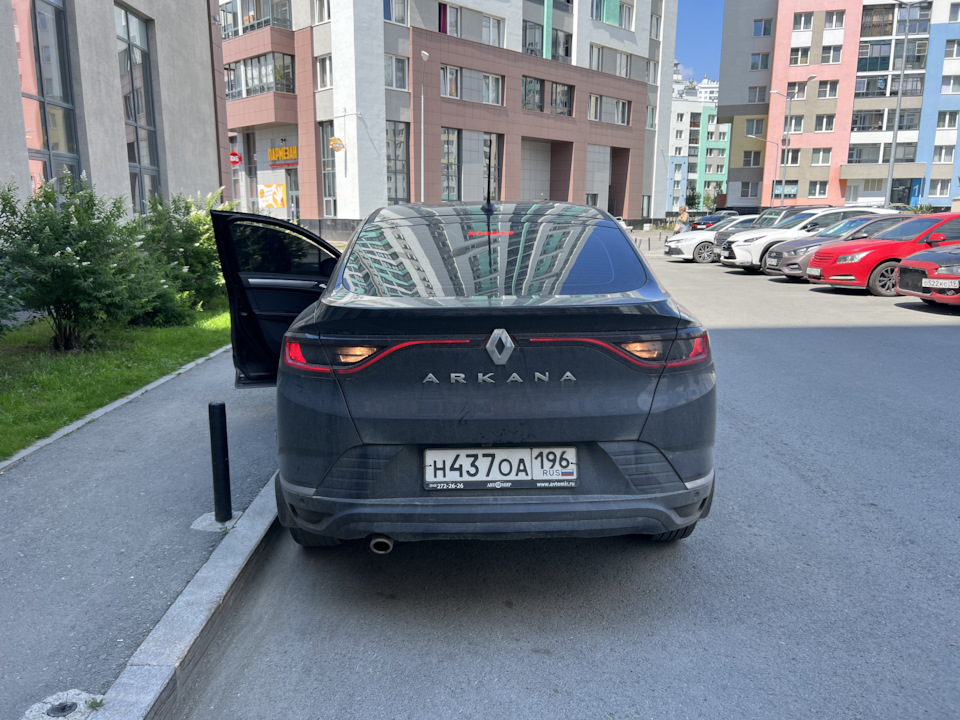 LED лампы заднего хода — Renault Arkana, 1,6 л, 2020 года | стайлинг ...