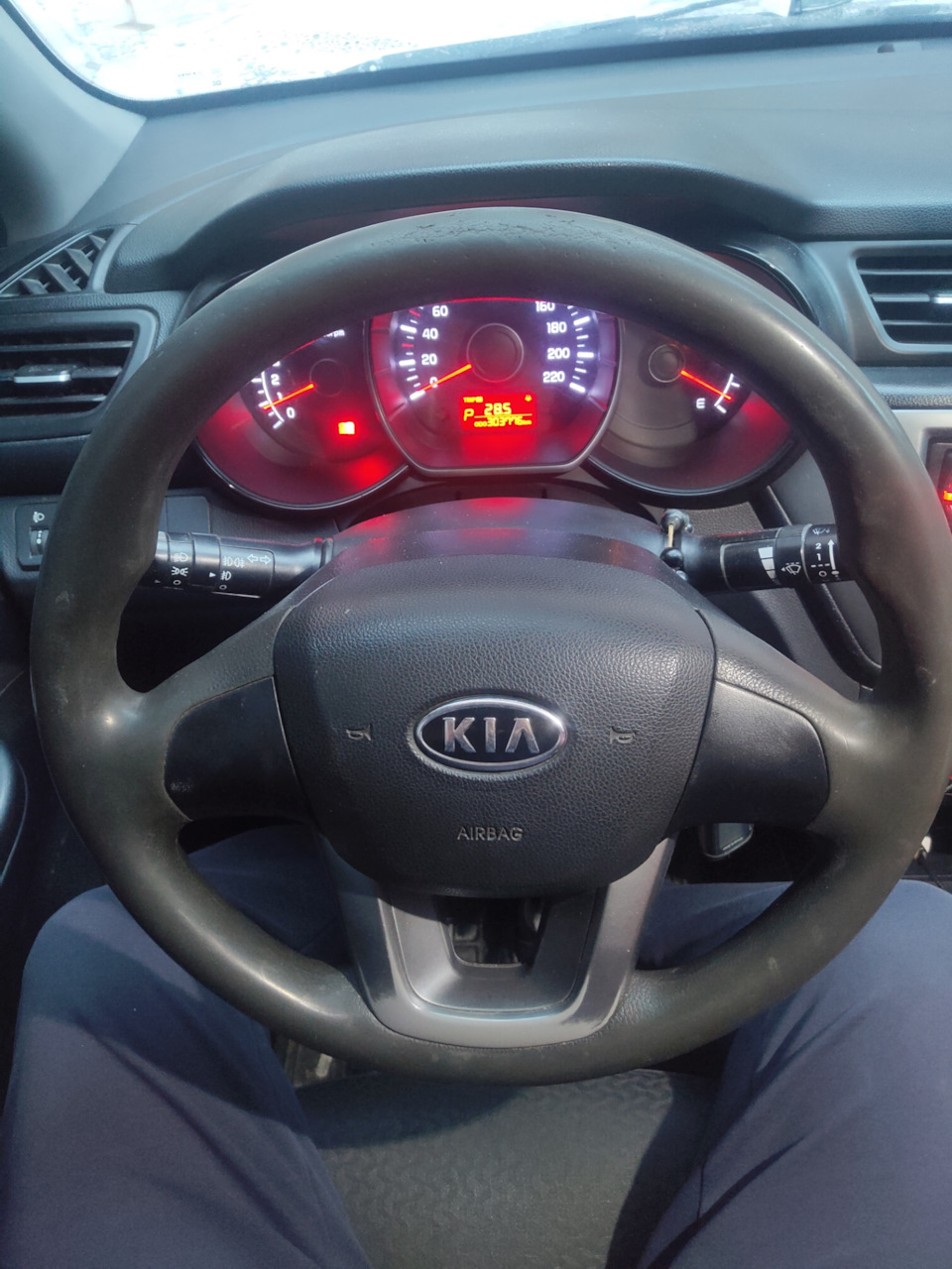 Перетяжка руля — KIA Rio (3G), 1,6 л, 2012 года | своими руками | DRIVE2