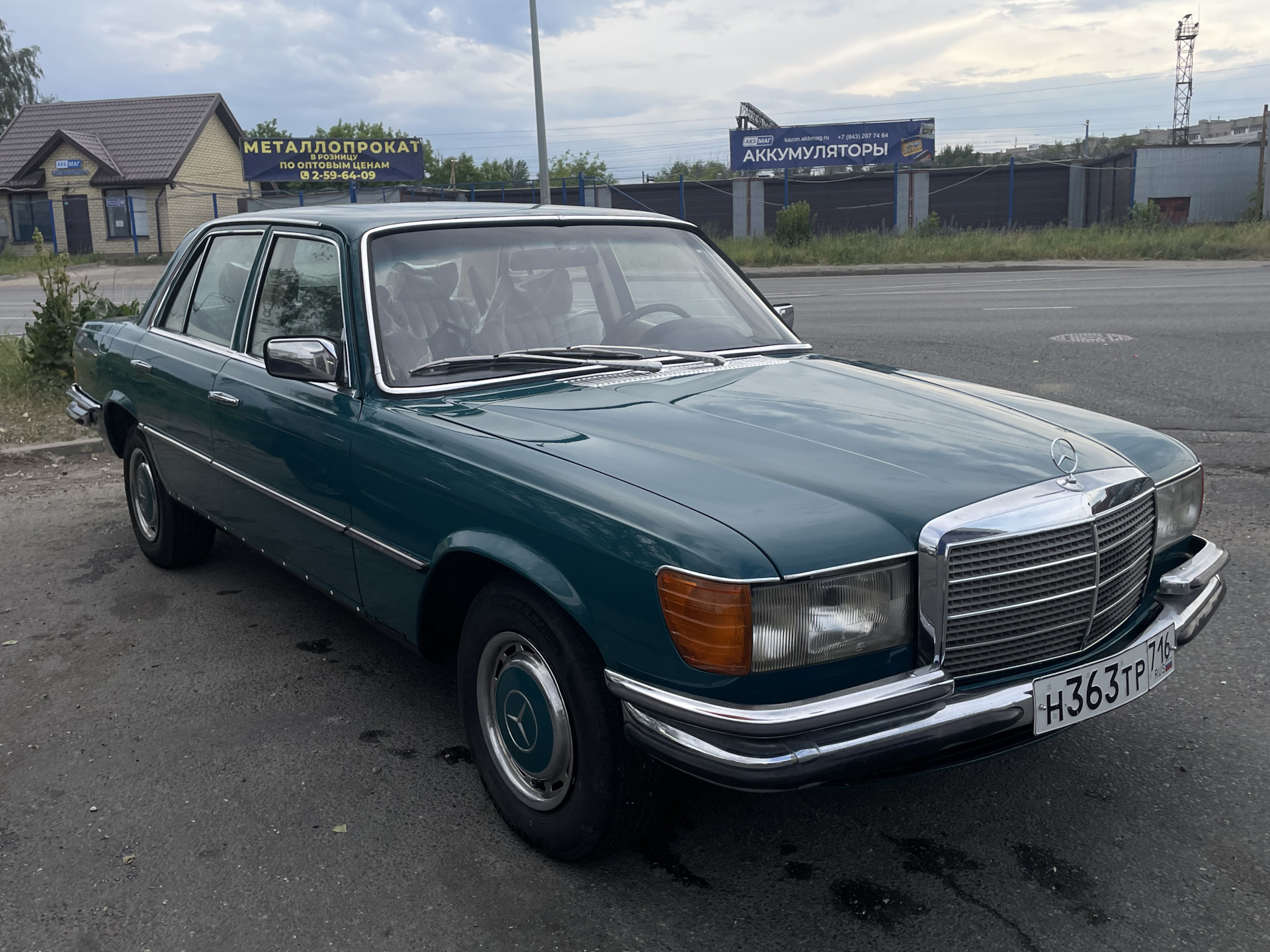 Первый выезд (до автомойки и обратно) — Mercedes-Benz S-Class (W116), 2,8  л, 1978 года | плановое ТО | DRIVE2