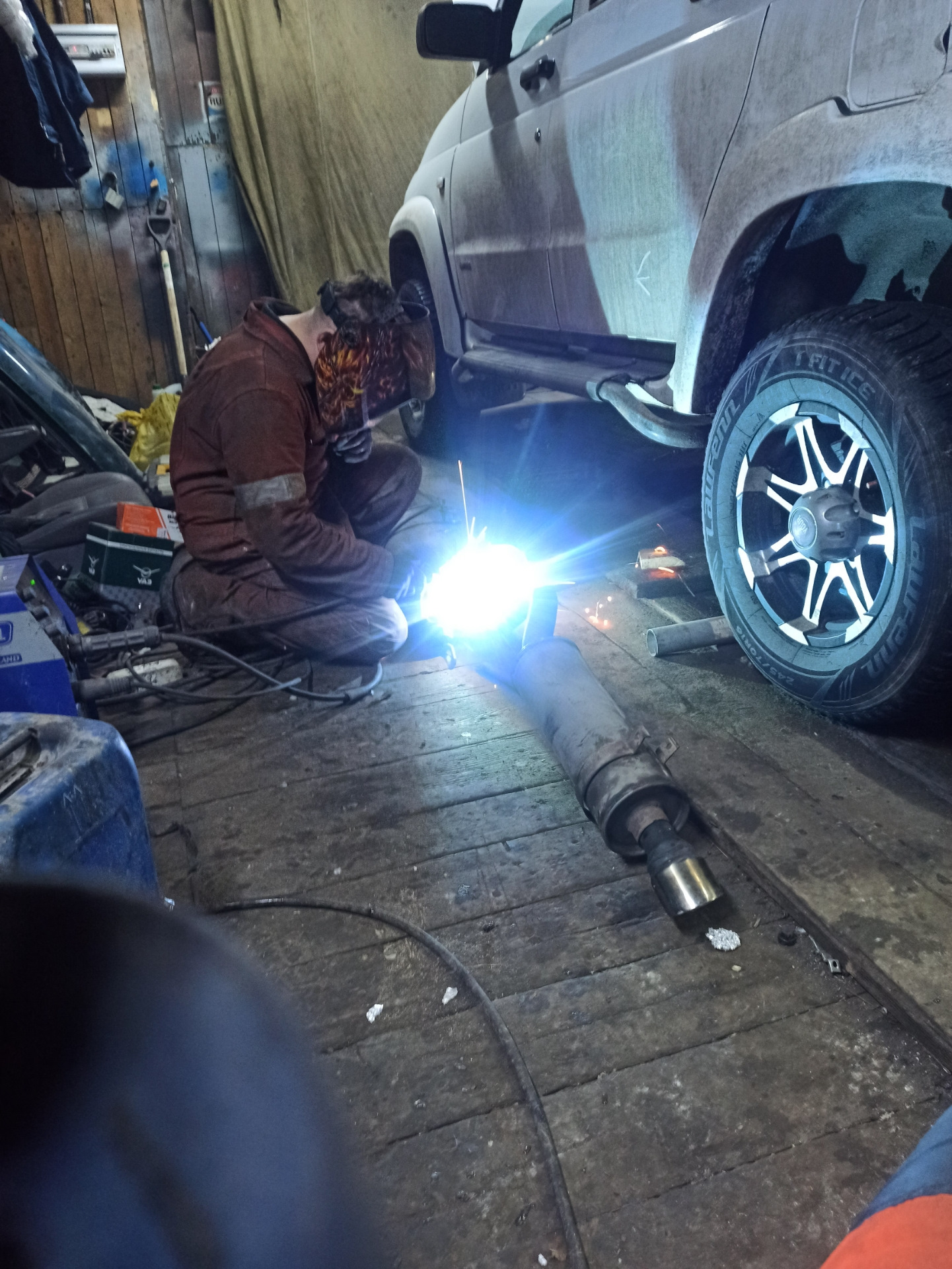 Тайоту мне в глушак, или тихий выхлоп — УАЗ Patriot, 2,7 л, 2014 года ...