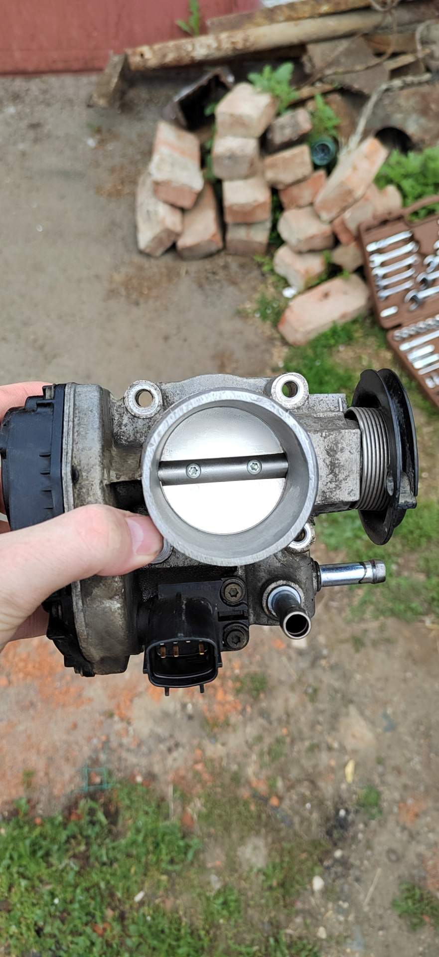 Промывка дросселя и форсунок — Chevrolet Lacetti Sedan, 1,6 л, 2008 ...