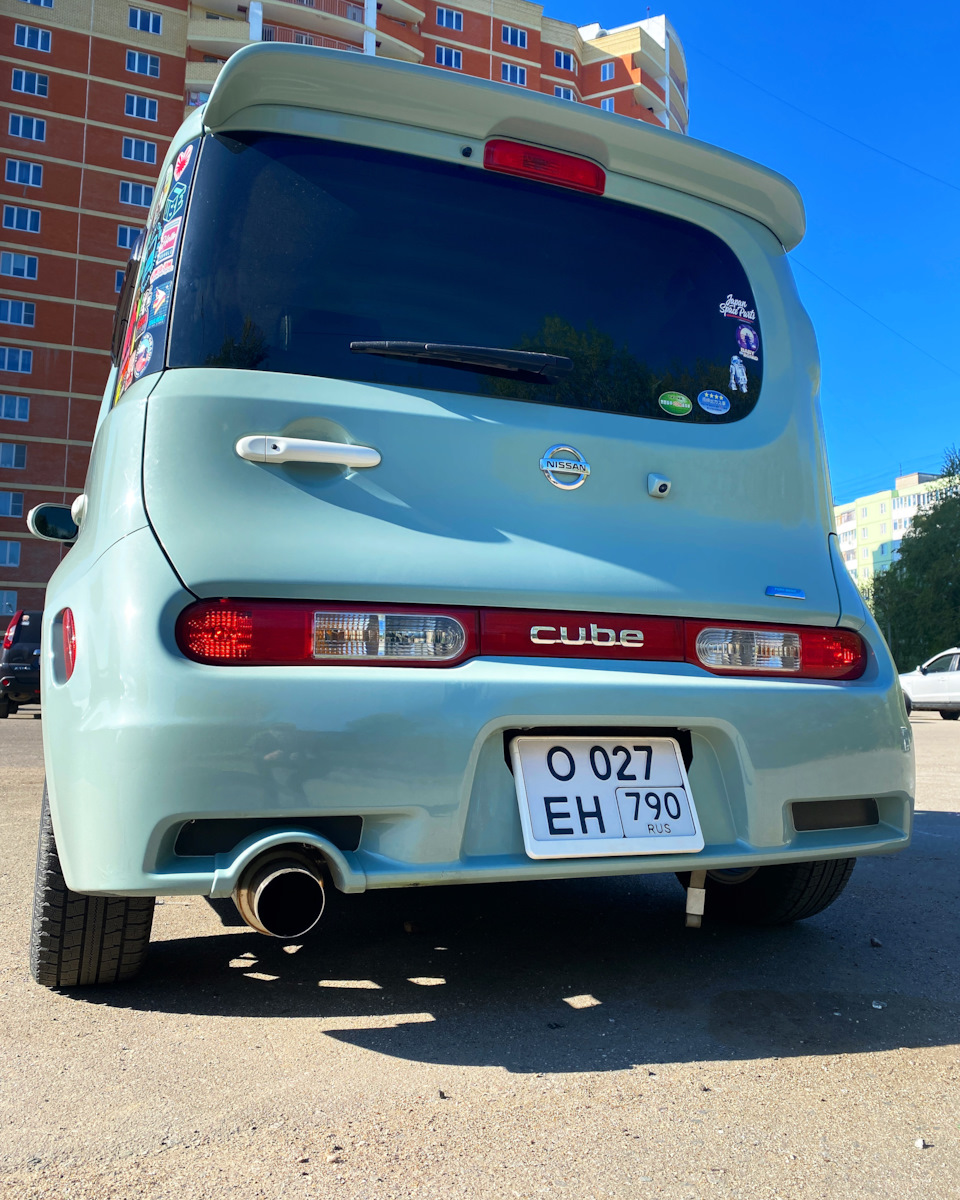 Банка глушителя GTbox hyper — Nissan Cube III, 1,5 л, 2014 года | тюнинг |  DRIVE2