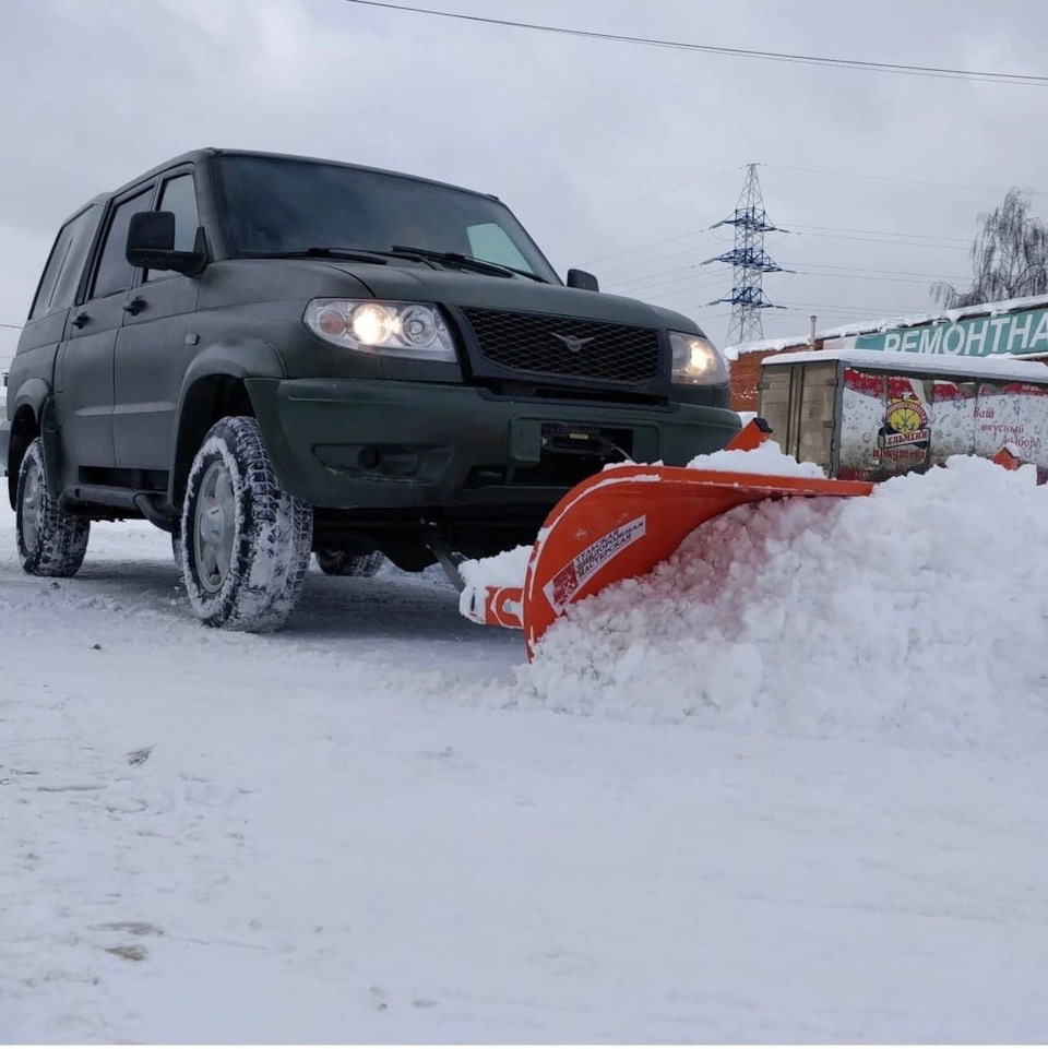 отвал для снега на уаз — УАЗ Pickup, 2,7 л, 2012 года | аксессуары | DRIVE2