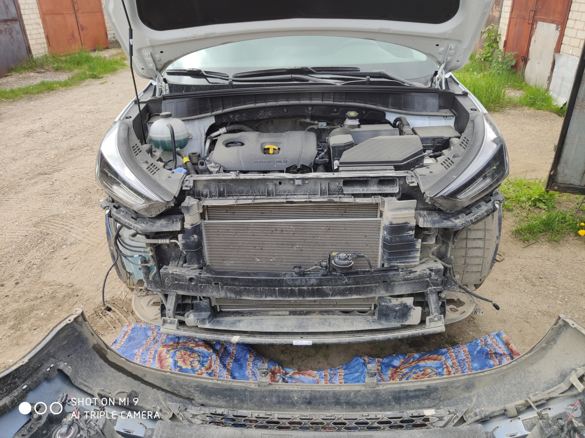 Хендай туксон как снять задний бампер Установка сетки в бампер - Hyundai Tucson (TL), 2 л, 2019 года аксессуары DRIVE2