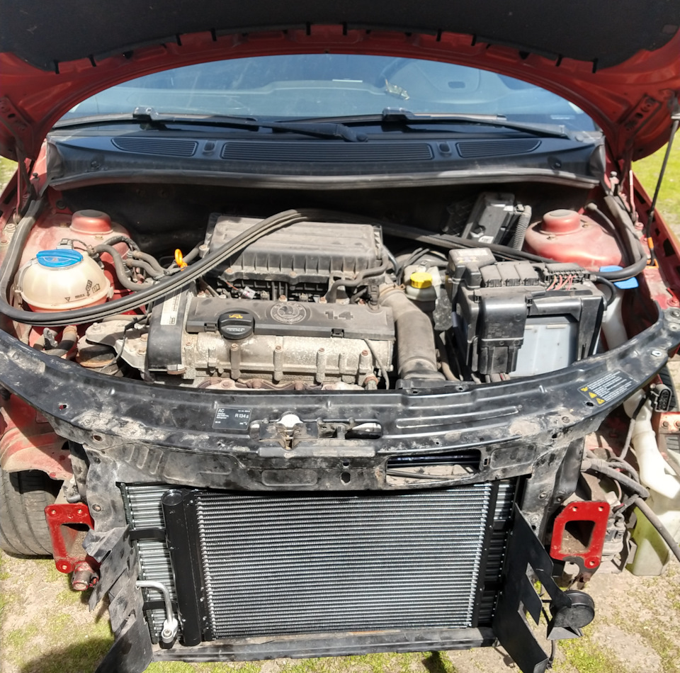 Система охлаждения и отопления. — Skoda Fabia Combi Mk2, 1,4 л., 2008 ...