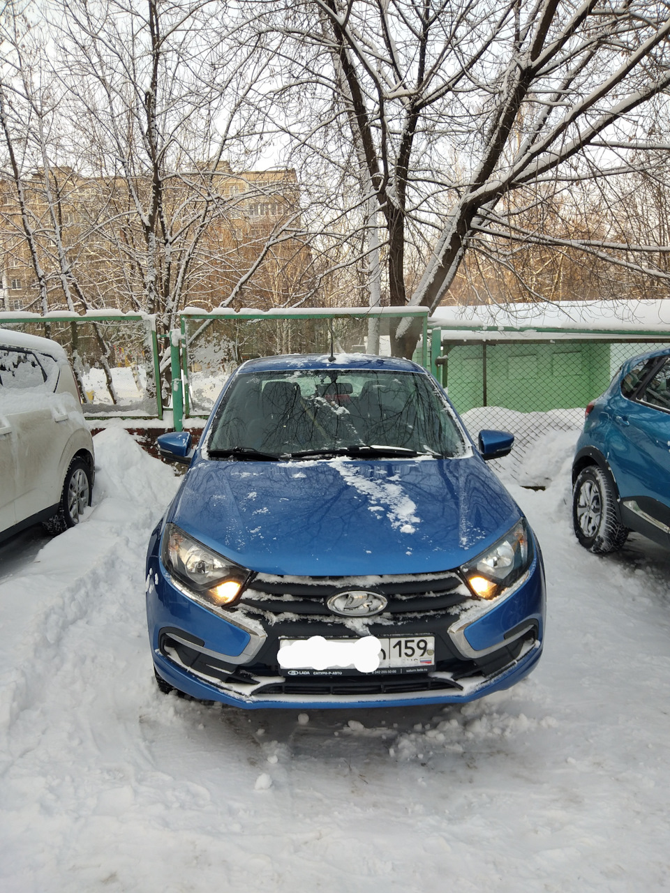 НЕО и мороз… — Lada Гранта (2G) FL, 1,6 л, 2020 года | наблюдение | DRIVE2