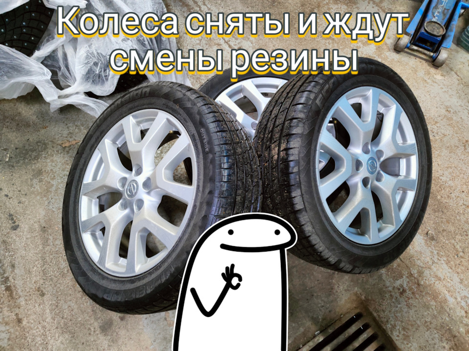 Ждём переобувки — Nissan X-Trail II (t31)