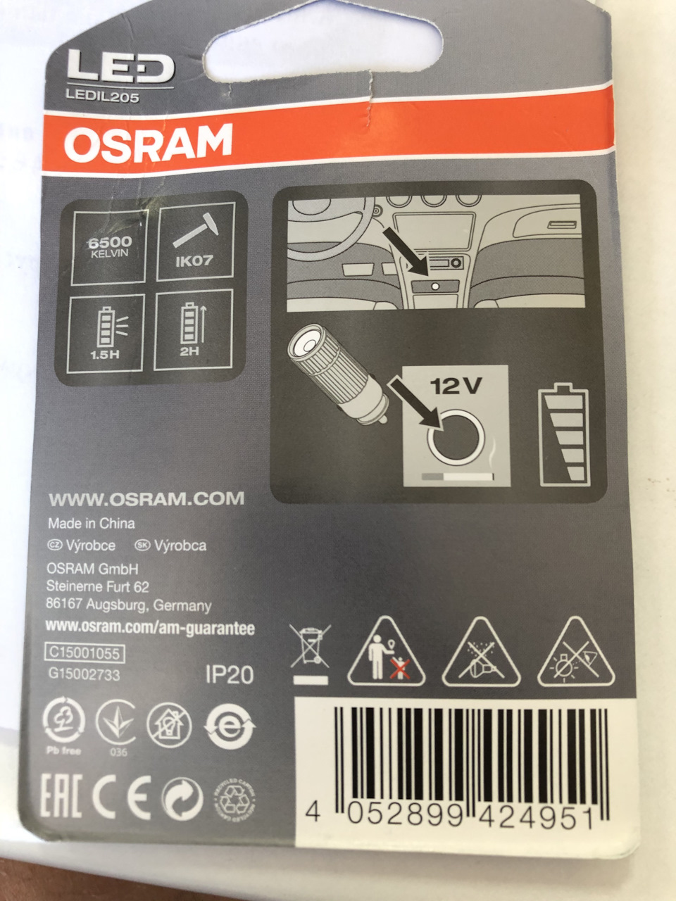 LEDIL205 Блокфара прав. [ORG] RENAULT | Запчасти на DRIVE2