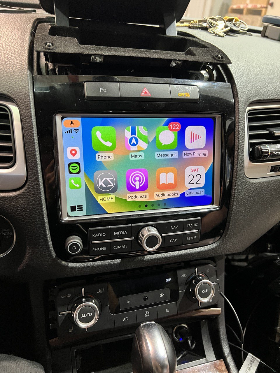 CarPlay на Touareg NF/RNS850 — Volkswagen Touareg (2G), 3,6 л, 2010 года |  своими руками | DRIVE2