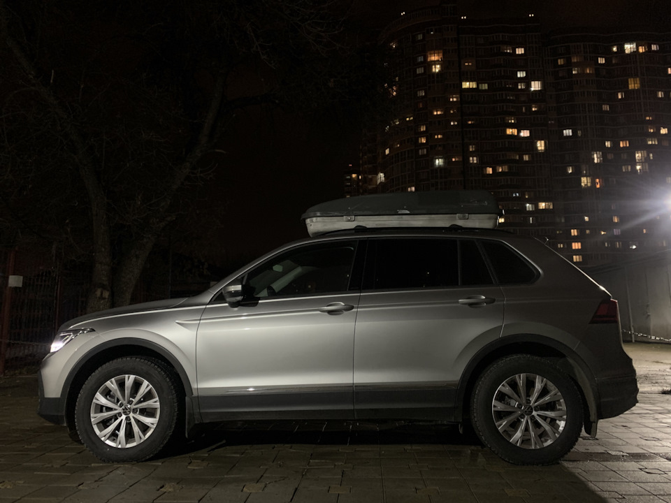 Бокс на крышу Savity RB-170 — Volkswagen Tiguan (2G), 2 л, 2021 года ...