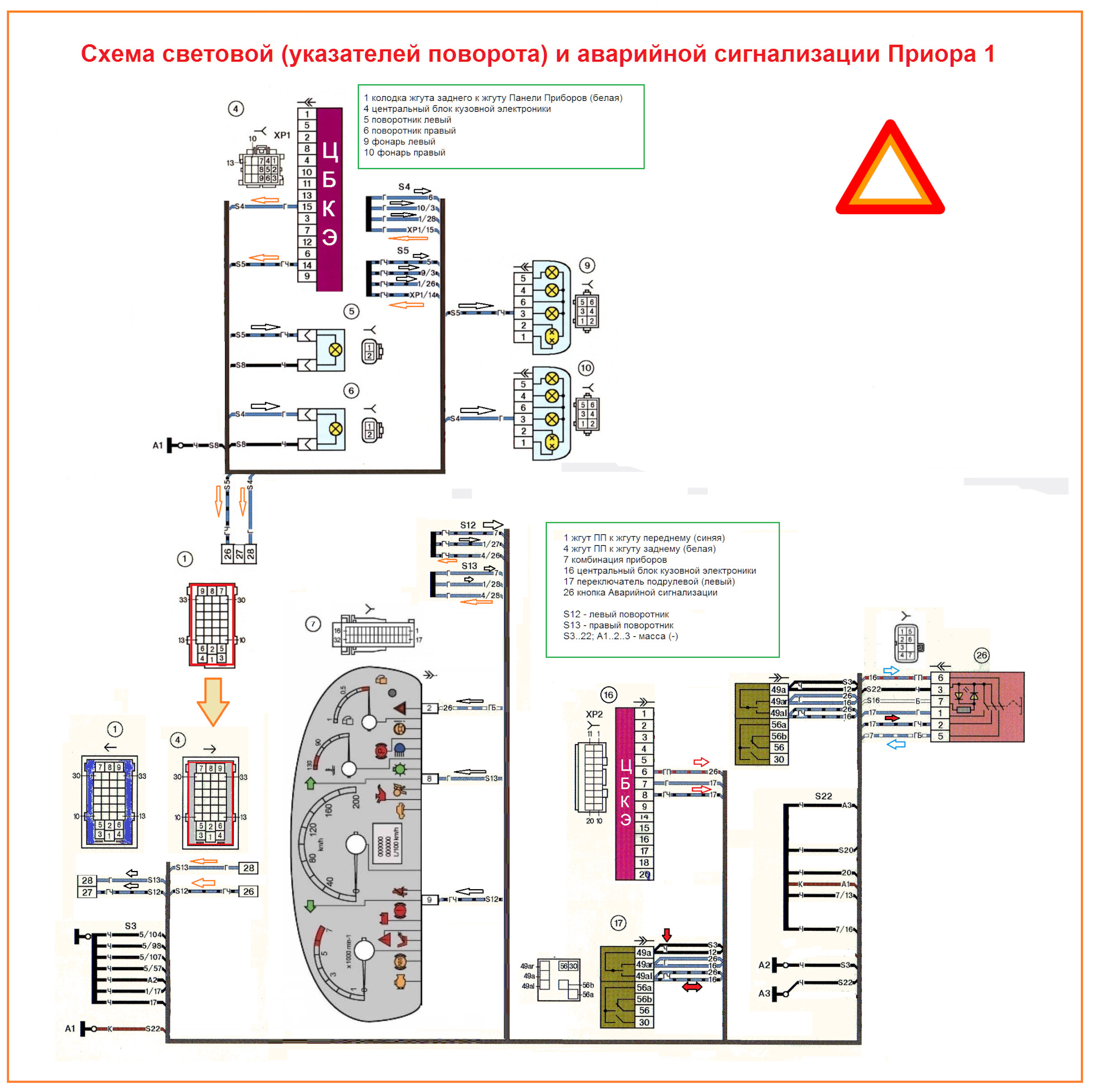 Схема аварийки приора