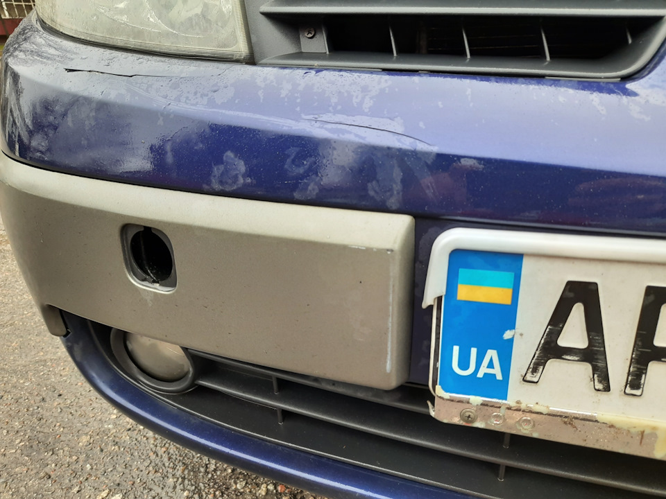 Притерли бампер и попутно мелочевка — Renault Scenic II, 1,9 л., 2003 ...