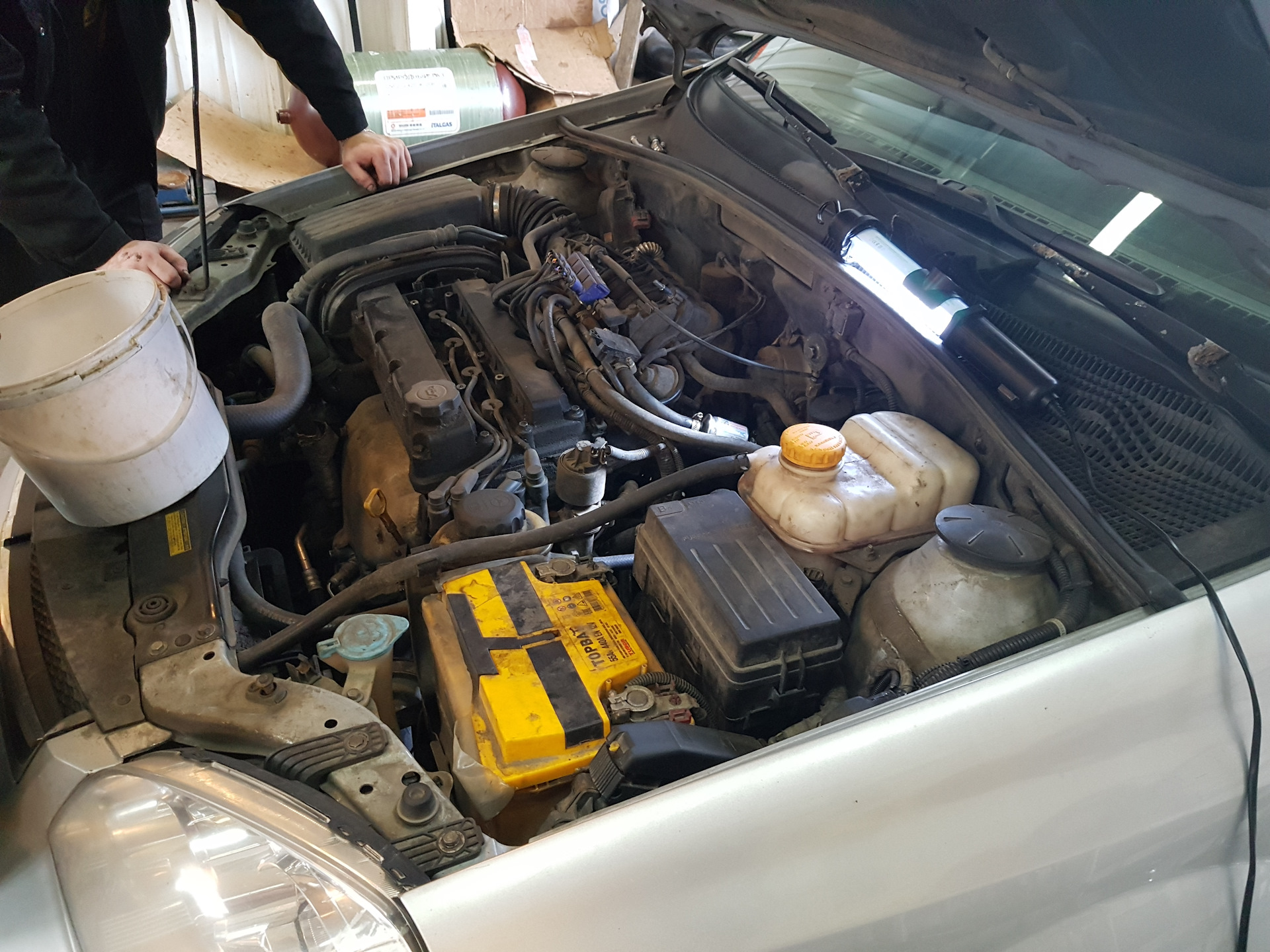 Диагностика и замена фильтра ГБО ТО-3 — Chevrolet Lacetti Sedan, 1,6 л ...