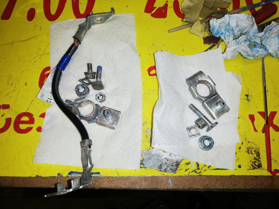 P0172(продолжение), или чистка клемм аккумулятора. — Toyota Corolla ...