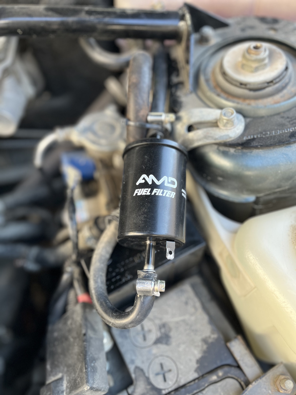 Фильтр на антифриз, дубль 2 — Lada Приора седан, 1,6 л, 2009 года ...