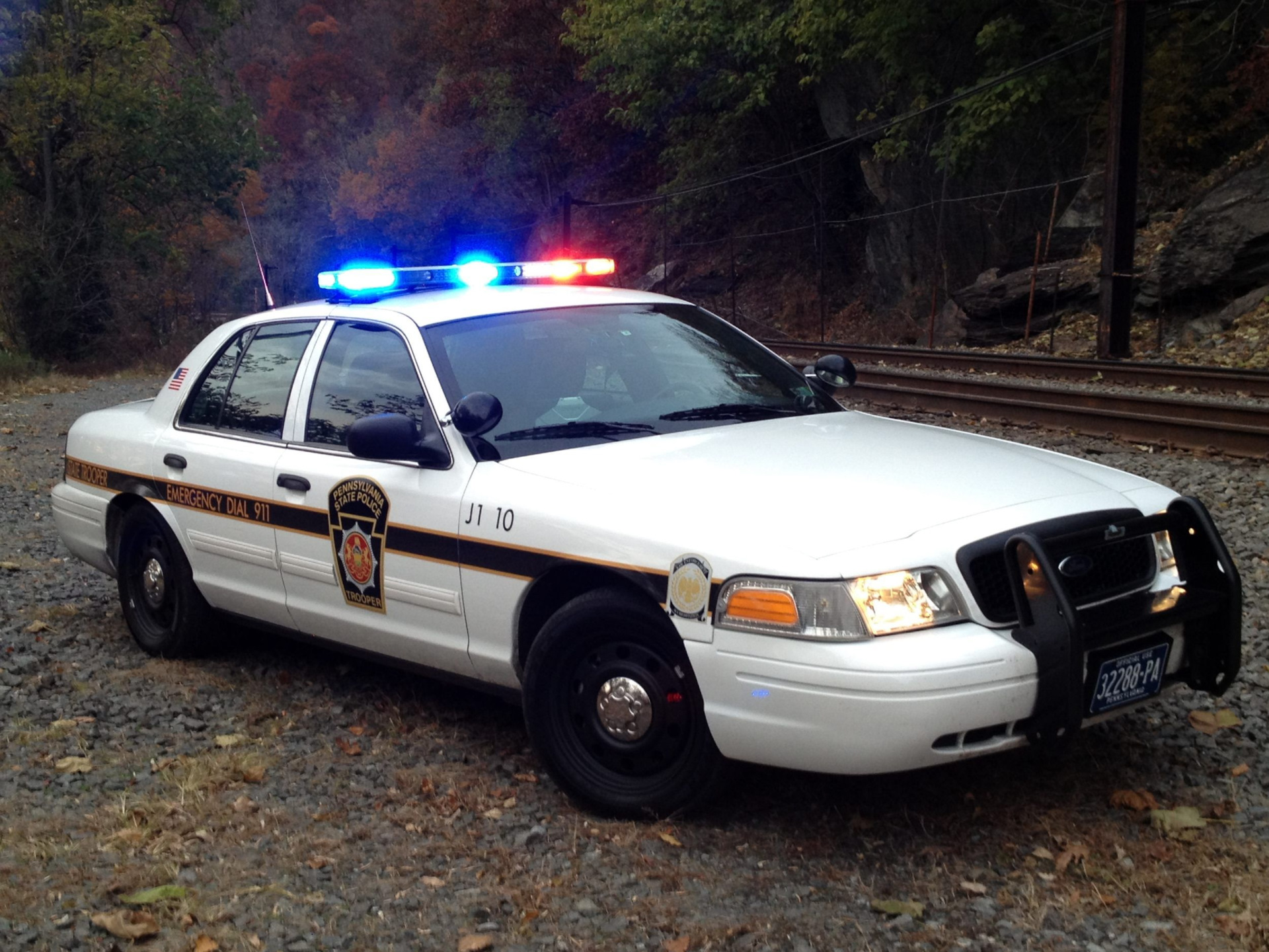 Ford Crown Vic Police Night