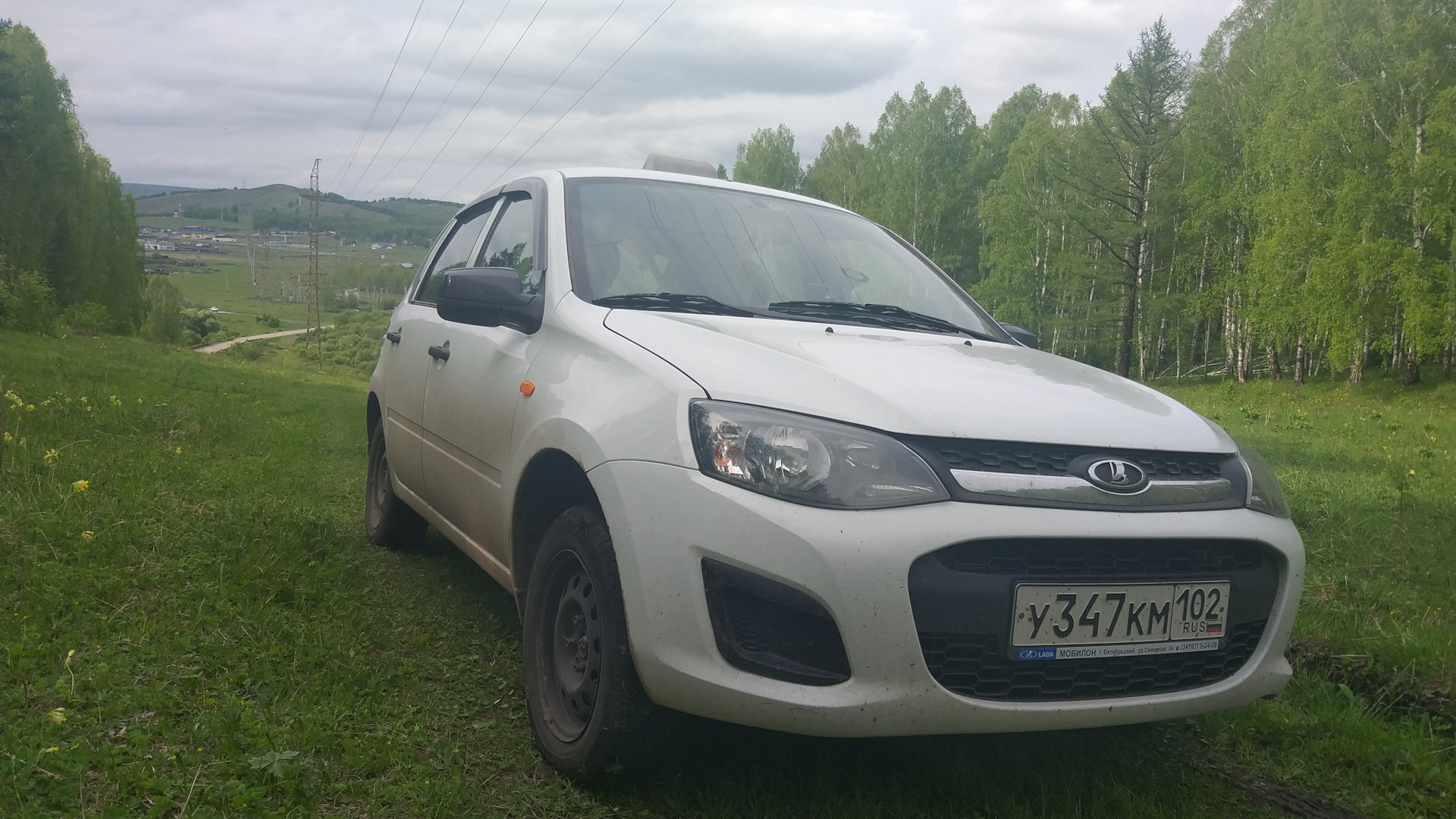 Lada Калина 2 хэтчбек 1.6 бензиновый 2014 | Блондинка на DRIVE2