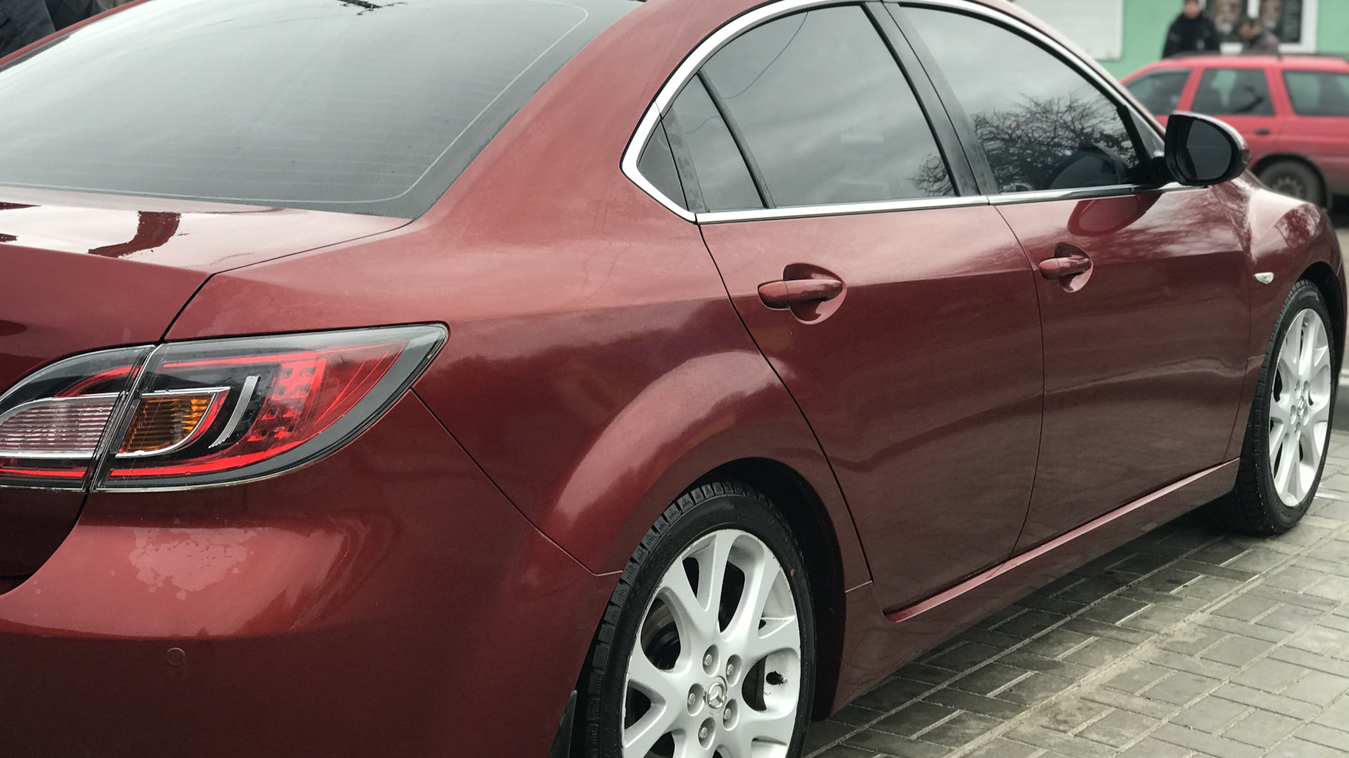 Mazda 6 (2G) GH 2.5 бензиновый 2008 | Машина красного цвета))) на DRIVE2