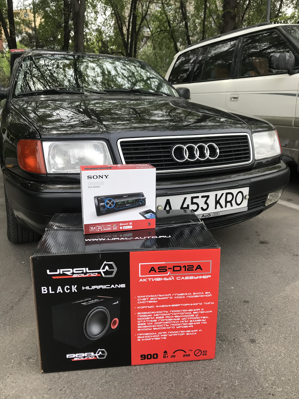 Басс детям не игрушка — Audi 100 (C4), 2 л, 1992 года | автозвук | DRIVE2