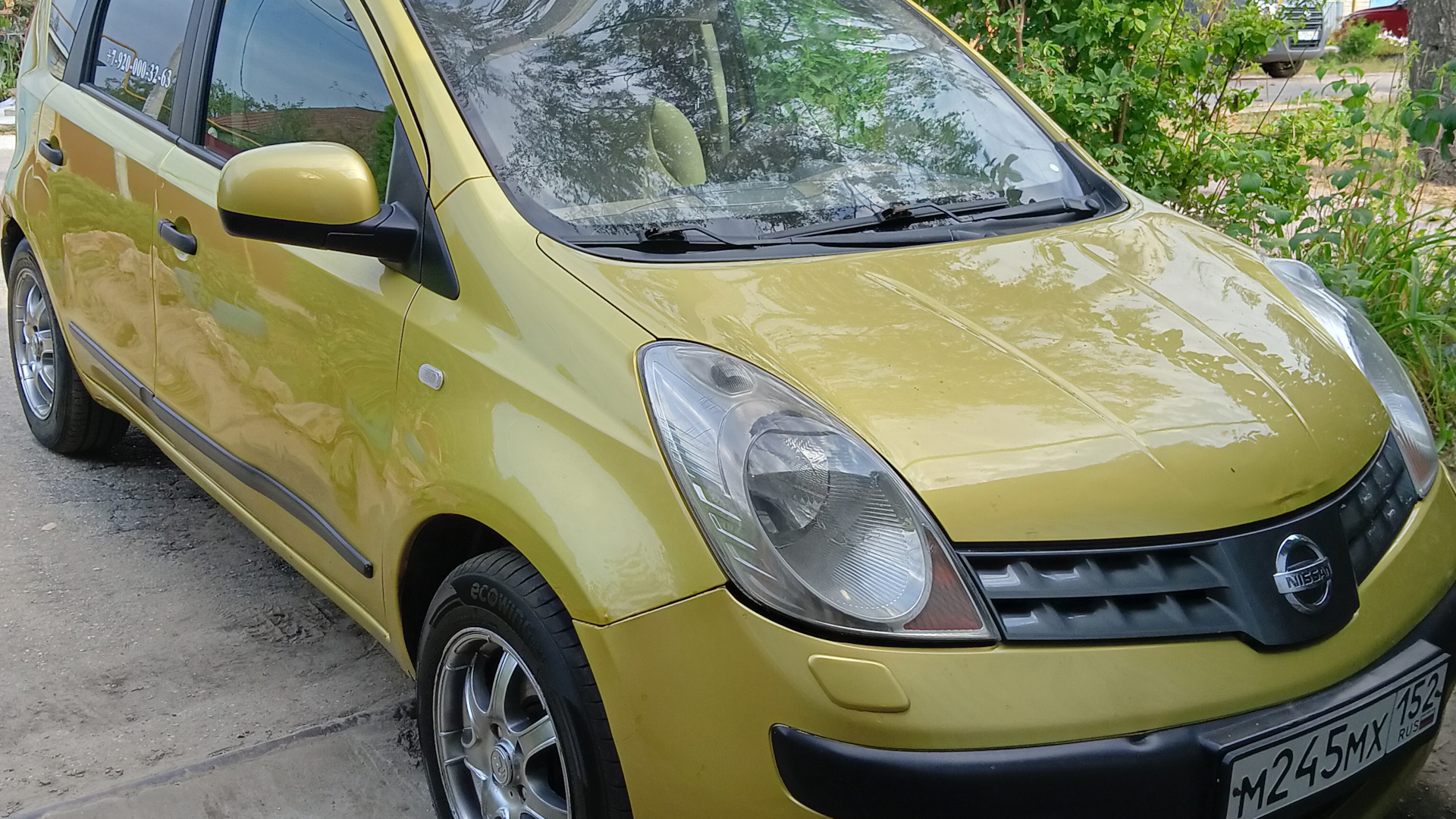 Nissan Note (1G) 1.6 бензиновый 2006 | Золотой на DRIVE2