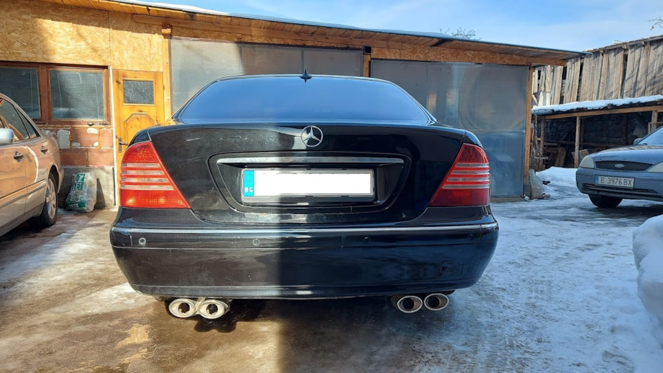 Изготовление диффузора заднего бампера — Mercedes-Benz S-Class (W220 ...