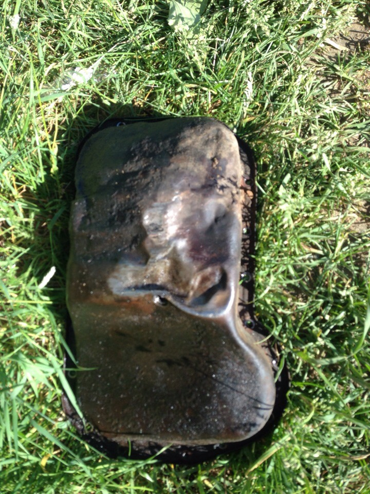 Пробил поддон, новый АКБ, защита двигателя — Volkswagen Jetta II, 1,6 л ...