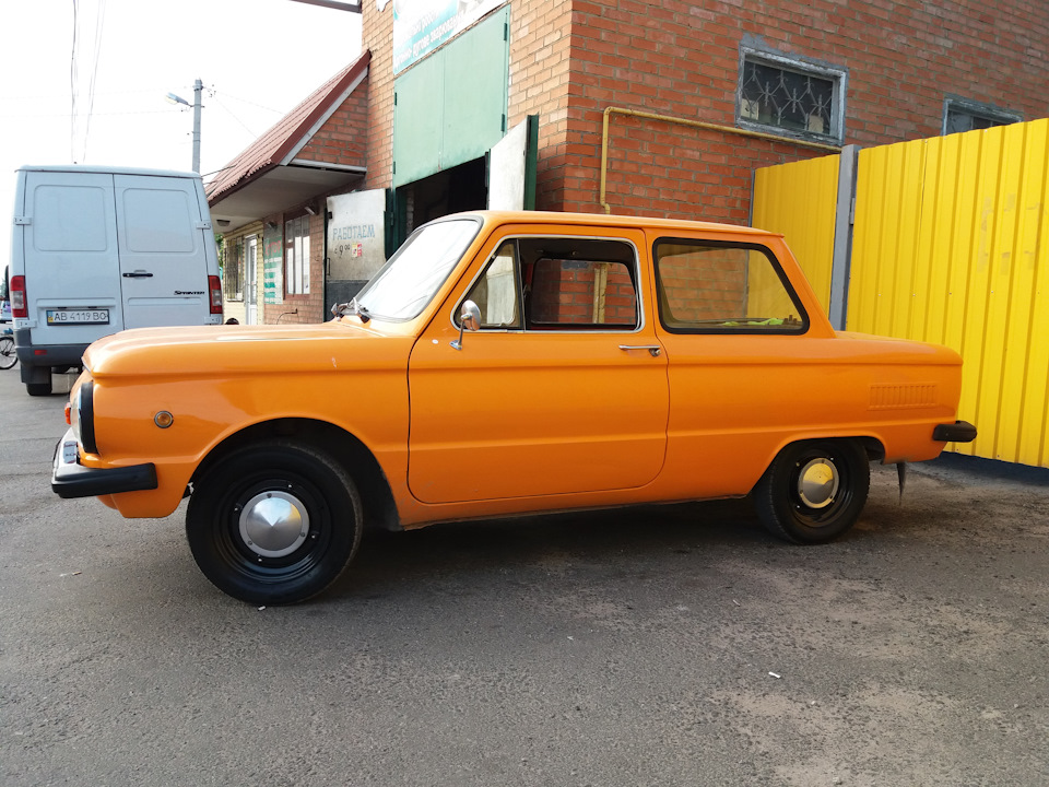 Покраска, диски "обновив"! — ЗАЗ 968, 1,2 л, 1986 года | стайлинг | DRIVE2