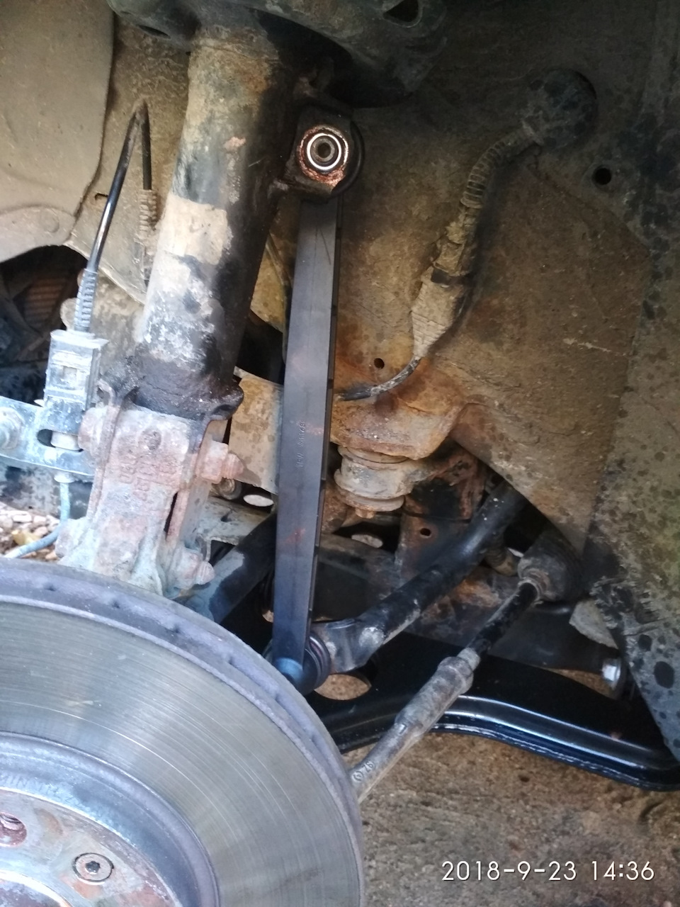 Новая стойка и рычаг — Opel Zafira B