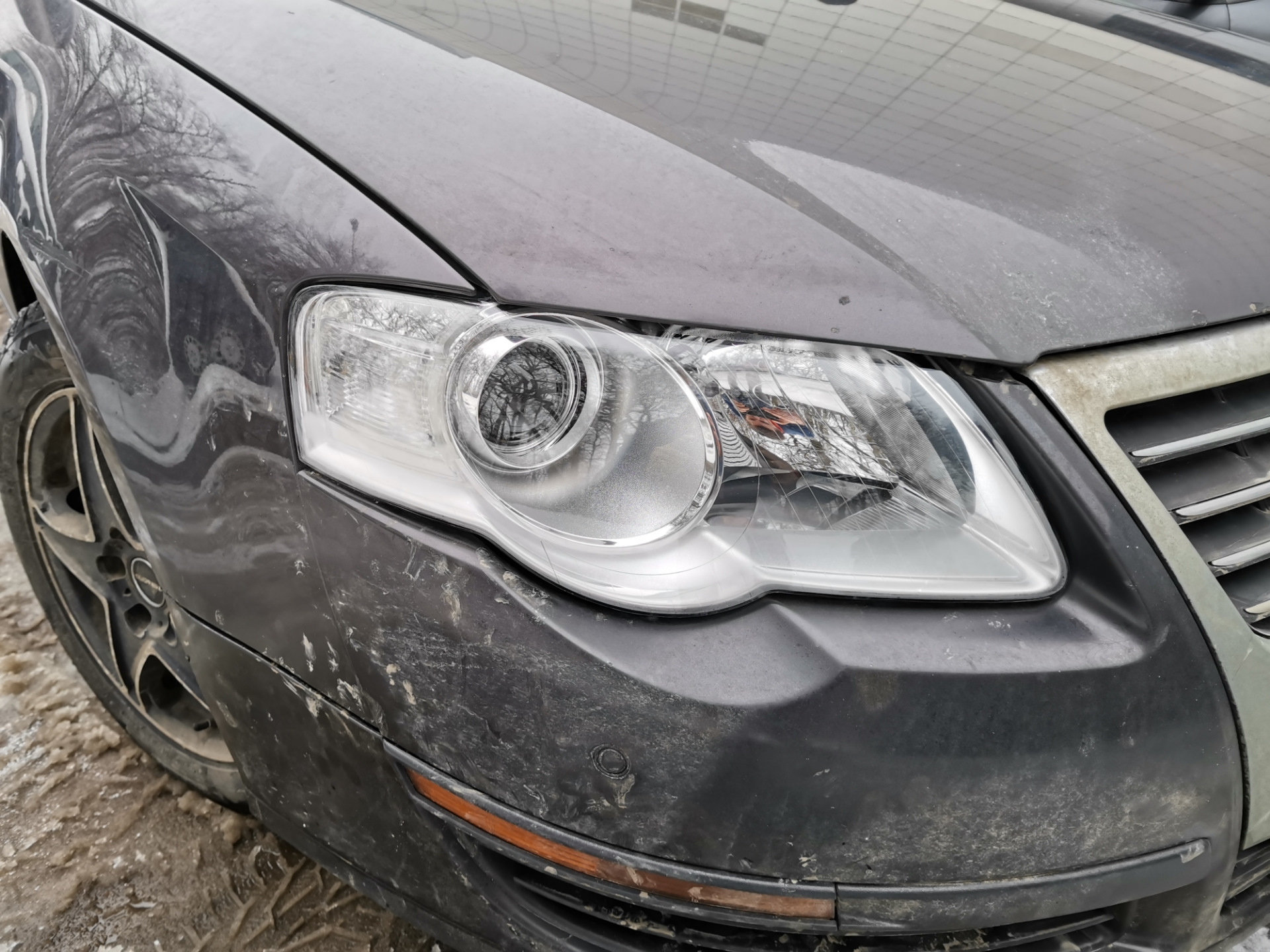 Биксеноновые фары vw passat b6 на линзах al bosch — установка на машину ...