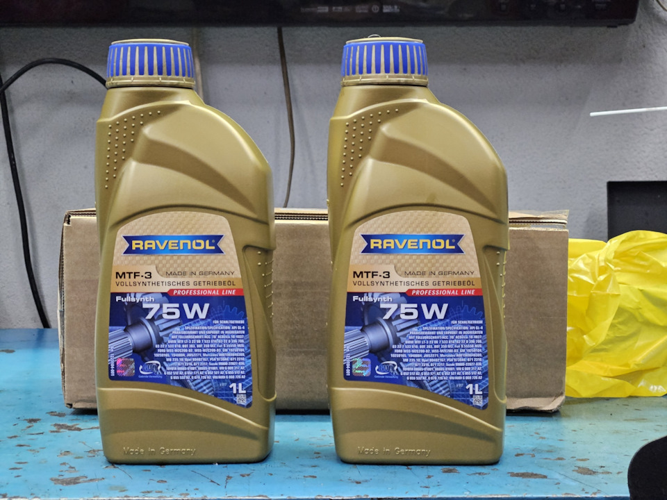 Замена масла механической части ркпп DSG DQ200 на Ravenol MTF-3 75W ...