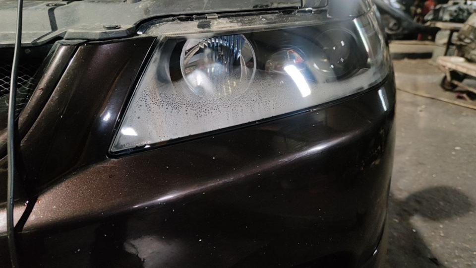 Борьба с запотеванием фары — Honda Accord (7G), 2,4 л, 2007 года ...