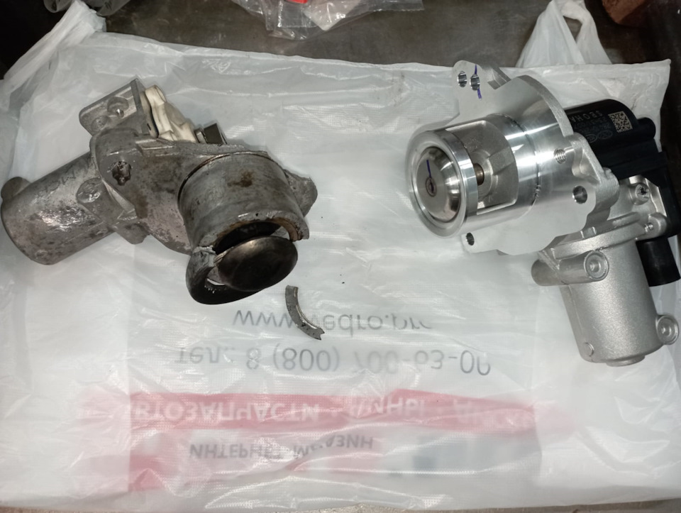 Замена клапана ЕГР на дизеле. — KIA Sportage (4G), 2 л, 2017 года ...